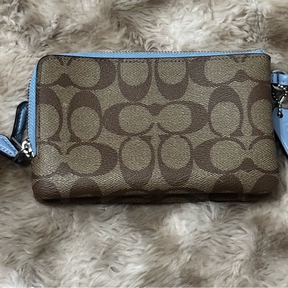 COACH Double Zip Wristlet Wallet - Picture 8 of 10
